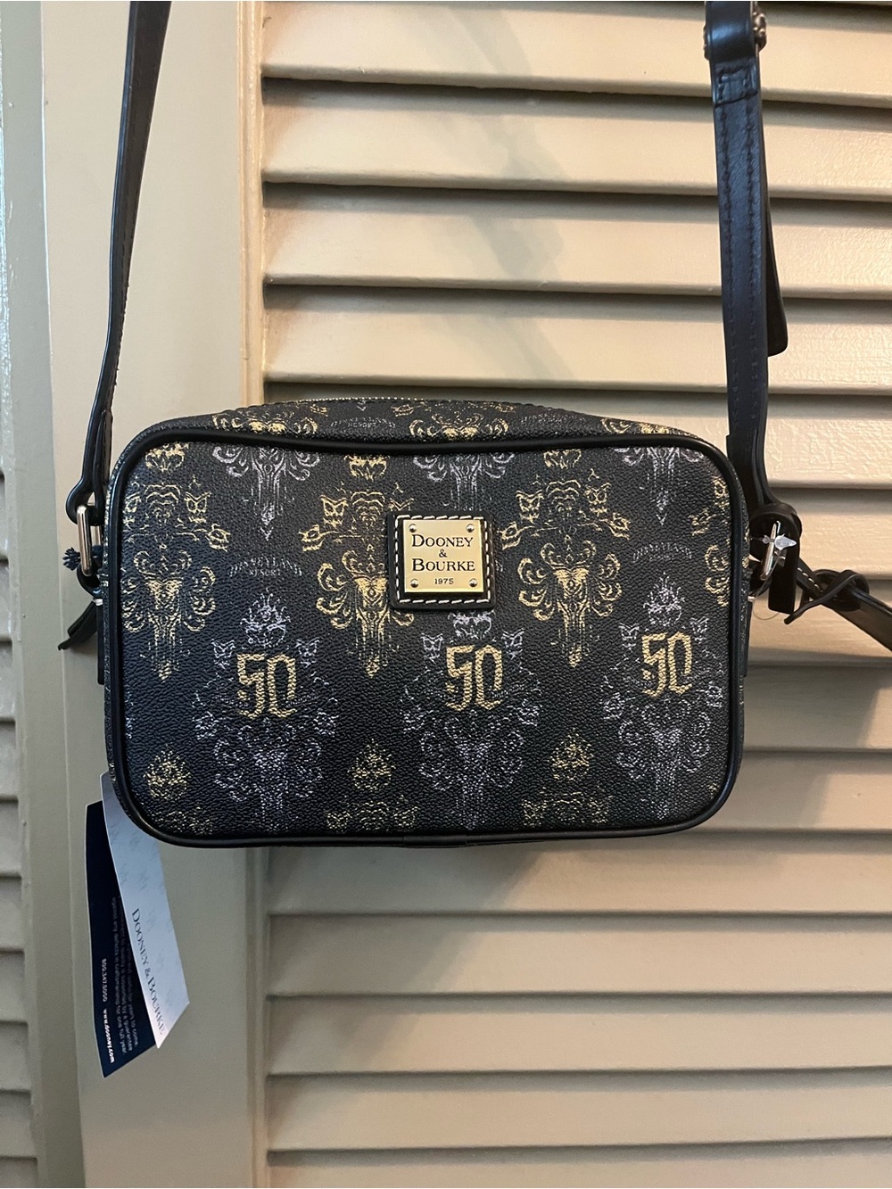 Dooney & Bourke Disney Black & Gold Crossbody Bag